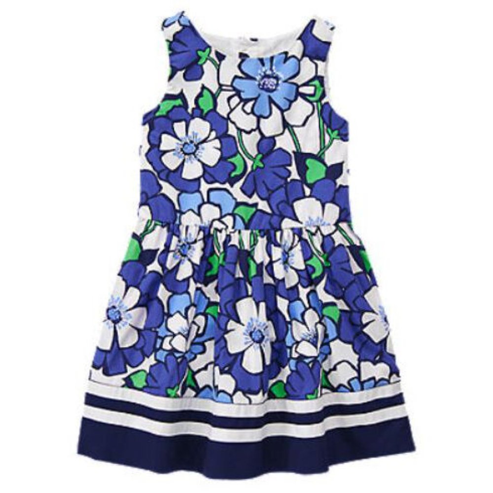Gymboree Girls Spring Prep Floral Dress